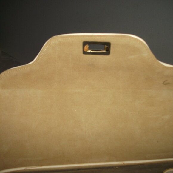 Vintage Genuine Leather Hand Tooled Embossed Mexican Handbag - Picture 8 of 12